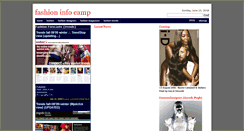 Desktop Screenshot of fashioncamp.info