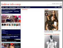 Tablet Screenshot of fashioncamp.info